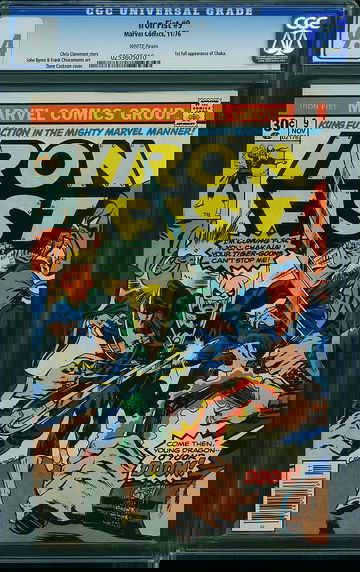 IRON FIST #9, CGC 9.4 NM