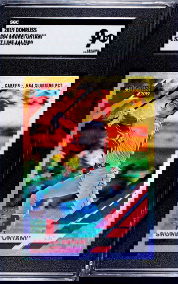 2019 Donruss Stat Line 446/500 Shohei Ohtani SGC 9 MINT