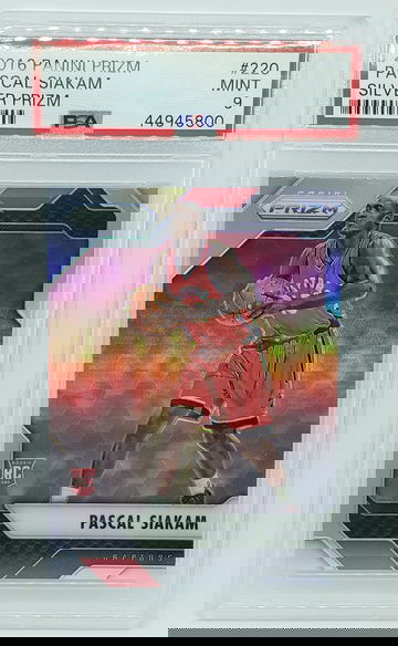 2016-17 Prizm Pascal Siakam Silver Prizm PSA 9 Mint