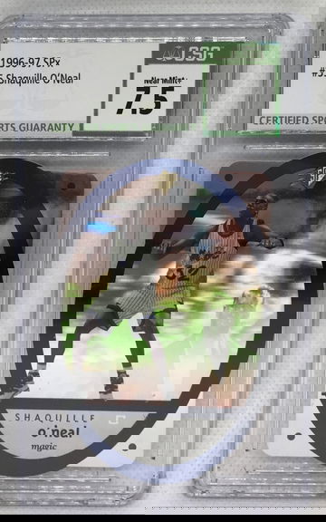 1996-97 Shaquille O’Neal SPx #35 Die-Cut Magic CSG 7.5