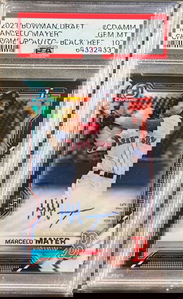 Marcelo Mayer Black Refractor Auto /75 PSA 10