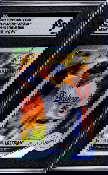 2023 Big League #WR-20 Freddie Freeman Wrapper Redemption /199 SGC 9