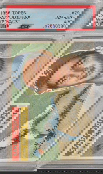 1956 Topps Sandy Koufax PSA 4.5 VG-EX+