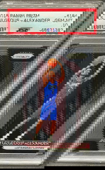 Shai Gilgeous-Alexander 2018 Panini Prizm PSA 10