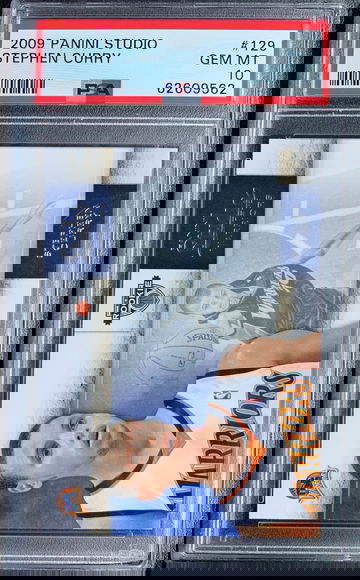 2009 Panini Studio Stephen Curry Rookie #129 PSA 10