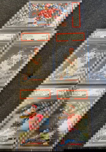 Shohei Ohtani PSA 10 (Lot of 5) Topps RC Chrome 