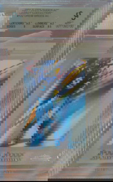 2001 Fleer Showcase LEGACY COLLECTION Drew Brees #122  11/50