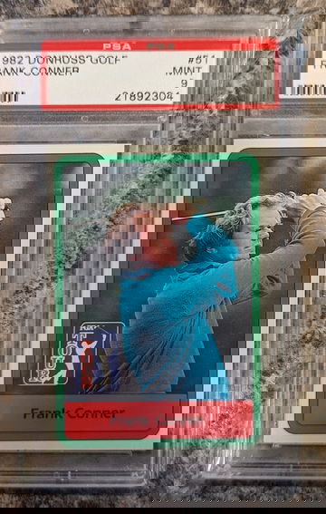 1982 Donruss Frank Conner PSA 9 Golf