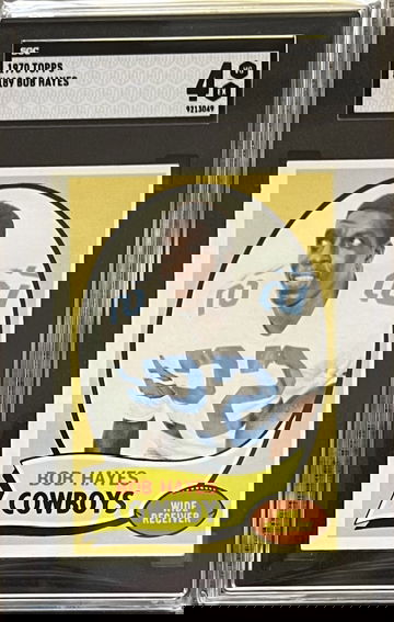 1970 Topps Football Card "Bullet" Bob Hayes SGC Graded Slab Dallas Cowboys NFL