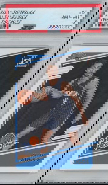 2021 Donruss Jalen Suggs The Rookies #5 PSA 8