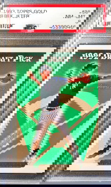 1993 Topps Gold Derek Jeter RC #98 PSA 8