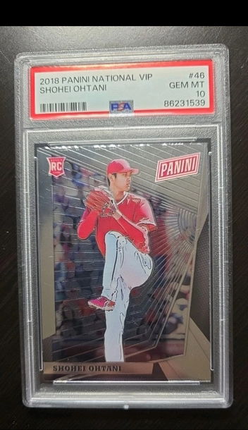 2018 Panini The National VIP Shohei Ohtani #46 PSA 10 GEM MT Rookie RC
