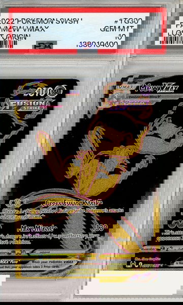 2022 POKEMON SWORD SHIELD LOST ORIGIN FA MEW VMAX #TG30 PSA 10 GEM MT