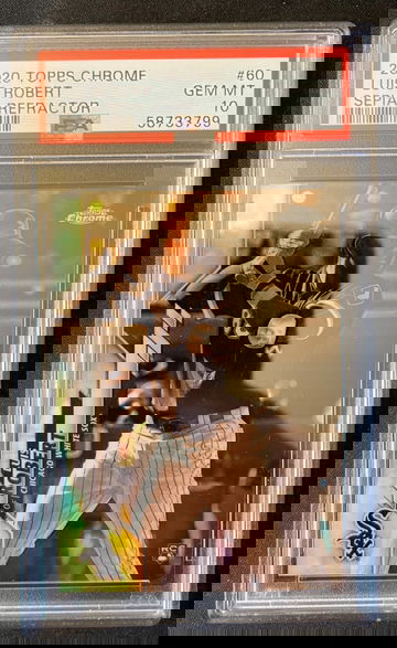 2020 Topps Chrome Luis Robert Sepia Refractor #60 PSA 10
