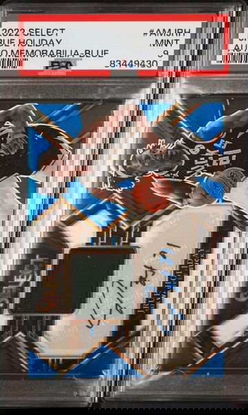 2022 Jrue Holiday Patch Auto Memorabilia #'d 21/49