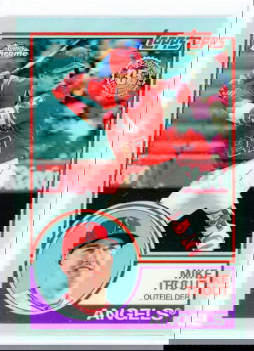 2018 Topps Chrome 1983 Topps 83T-12 Mike Trout