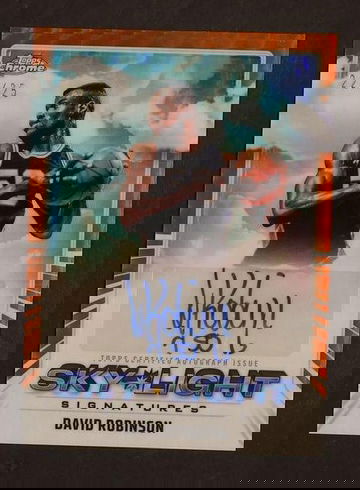 2024 Topps Chrome #SLS-DR David Robinson Sky-Light Signatures /25 Auto