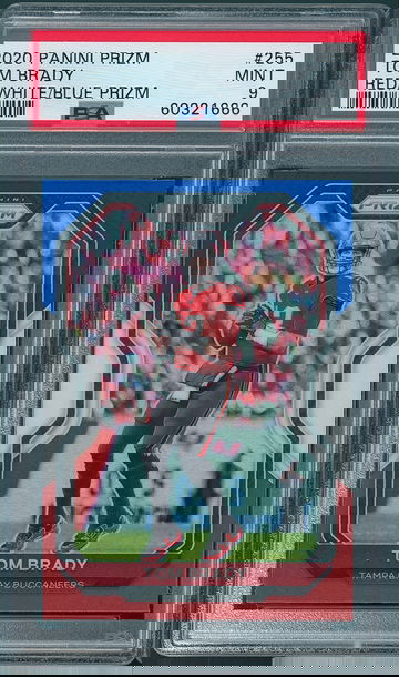 2020 Prizm Tom Brady - Red/White/Blue PS9