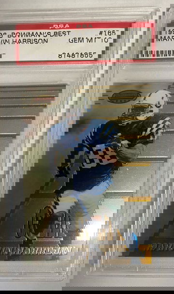 1996 Bowman Best Marvin Harrison rookie PSA 10 Gem Mint