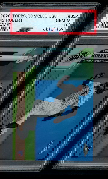 2020 Topps Chrome #392 Luis Robert Complete Set Photo Variation Exclusive Rookie RC PSA 10 GEM MINT