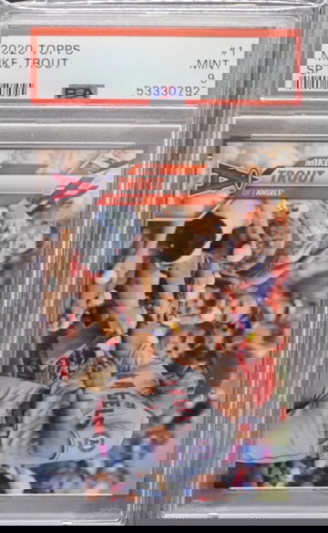 2020 Topps #1 Mike Trout SP PSA 9 Short Print