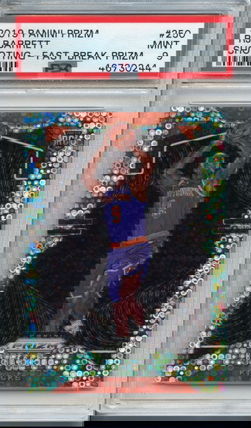 RJ Barrett Shooting Fast Break Prizm Variation PSA 9 NEP