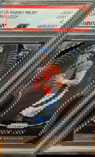 Drew Lock 2019 Prizm PSA 9