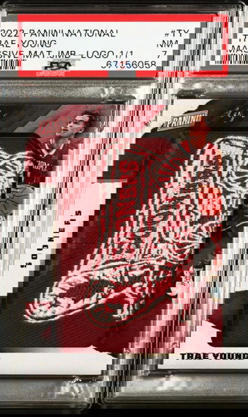 2022 Trae Young Massive Material Jumbo Logo 1/1