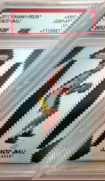 Lonzo Ball 2017 Panini Prizm PSA 10