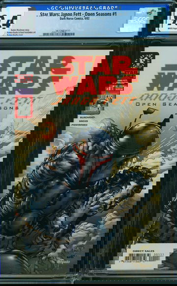 STAR WARS: JANGO FETT - OPEN SEASONS #1, CGC 9.4 NM