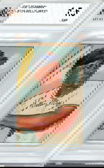 1952 BOWMAN WILLIE MAYS BVG 1.5