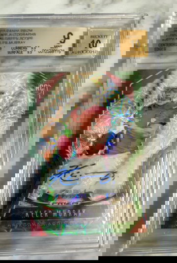 Kyler Murray 2019 Prizm Green Scope Auto /75 BGS 9 ++