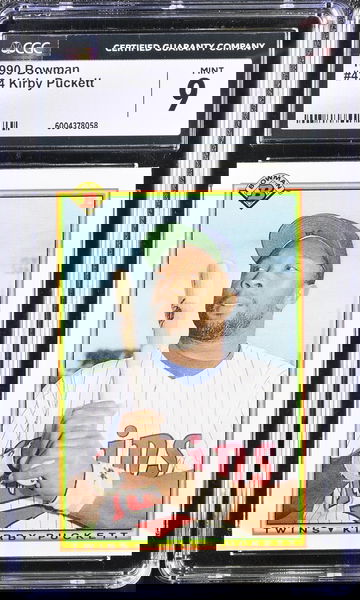 1990 BOWMAN KIRBY PUCKETT #424 HOF CGC 9