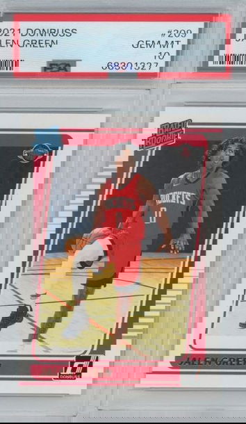 2021 Donruss Jalen Green Rated Rookie #209 PSA 10