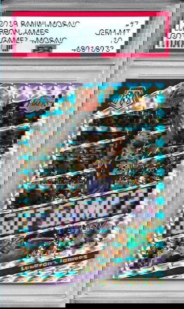 2019 Panini Mosaic 7 Lebron James Got Game?- Mosaic PSA 10