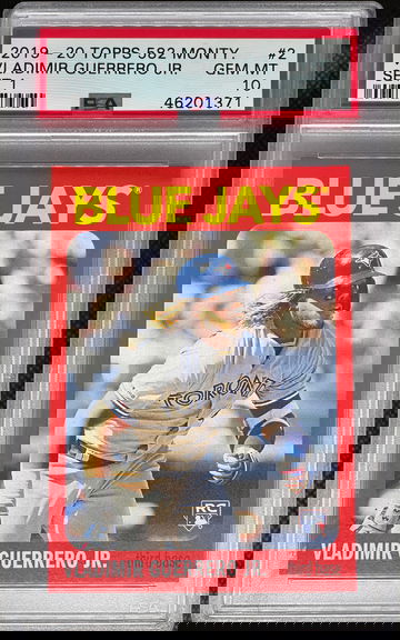 PSA 10 2019 Topps 582 Montgomery Vladimir Guerrero Jr. Set 1 #2 RC