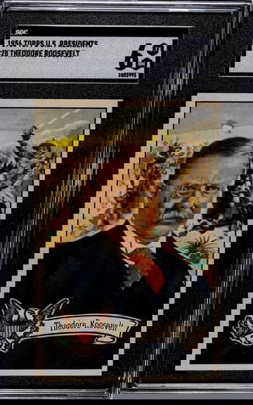 1956 Topps U.S. Presidents #28 Theodore Roosevelt SGC 6 EXMT