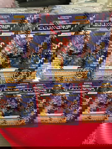 5x Lot 2020-21 NBA Illusions Blaster Boxes
