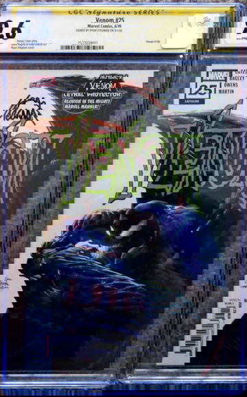 Venom #25 - CGC 9.6 - #190 Legacy - Signed by Ryan Stegman