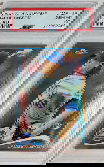 2014 Topps Chrome Update JACOB DeGROM PSA 10 GEM MINT