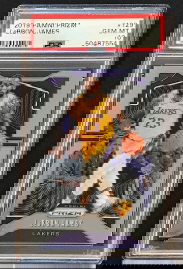 2019 Panini Prizm Lebron James 129 PSA 10