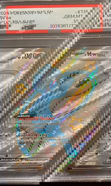 2024 Pokémon Shiny Mew ex Paldean Fates 216/091 PSA 10 Gem Mint