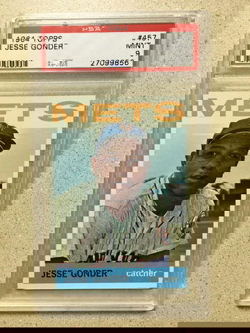 1964 Topps #457 Jesse Gonder PSA 9 MINT METS