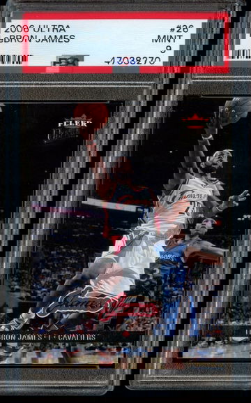 2006-07 Fleer Ultra LeBron James PSA 9 Mint