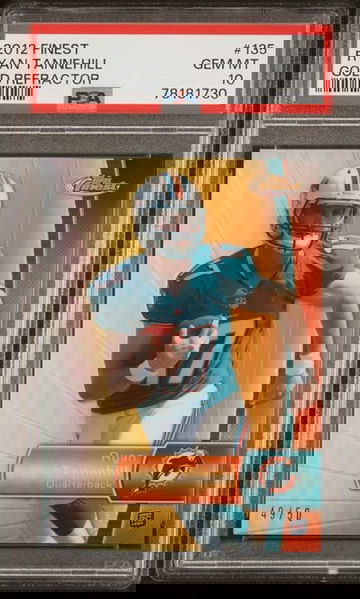 2012 Topps Finest Gold Refractor /50 Ryan Tannehill Rookie PSA 10