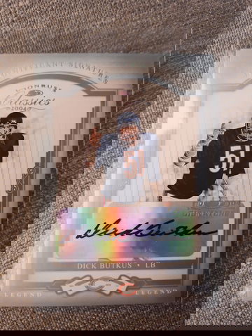 2004 Dick Butkus AUTO 14/25  Legend 