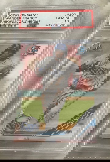 2019 Bowman Chrome Wander Franco #100 rookie PSA 10