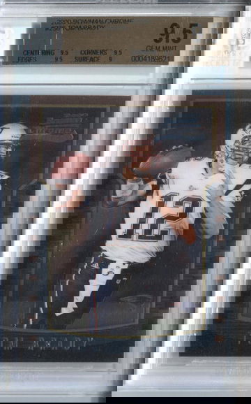 TOM BRADY 2000 BOWMAN CHROME ROOKIE BGS 9.5