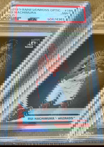 2019 Optic Holo Rui Hachimura #188 PSA 9