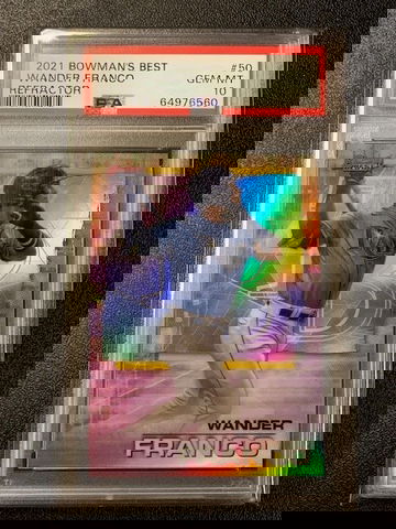2021 Bowmans Best Wander Franco Refractor PSA 10